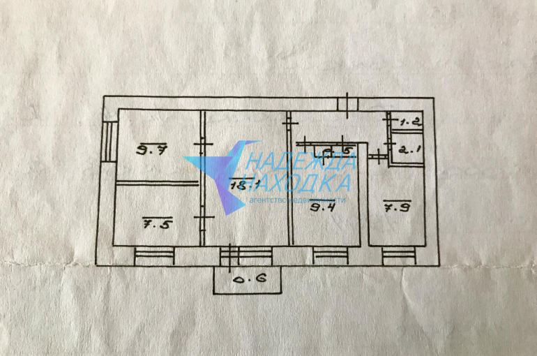 Продажа Четырехкомнатная Квартира с Балконом.
Спортивная 35